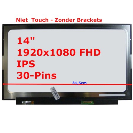 HP 14s-dq 14s-dqxxxxnd 14s-dqxxxxnb LCD scherm 14.0 inch FHD