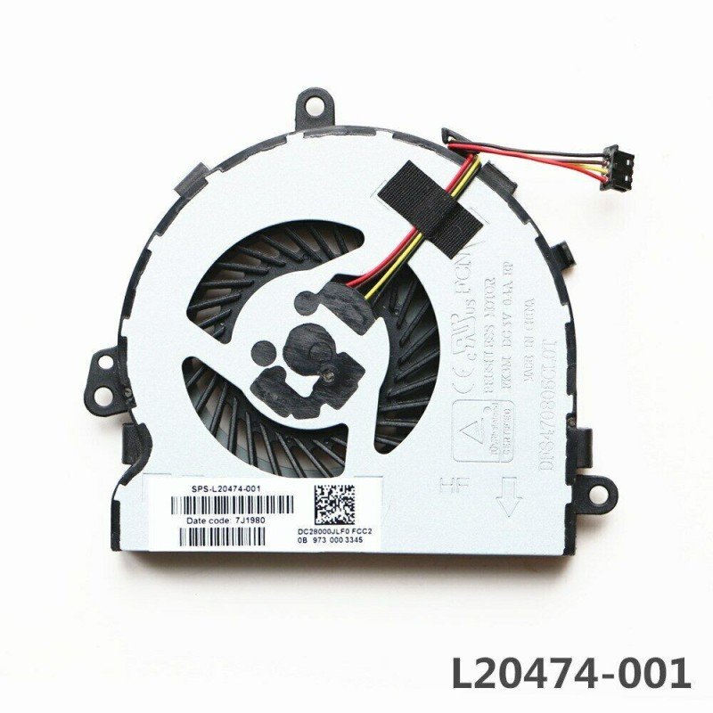 250 255 256 G7 series Cooling Fan L20474-001 DC28000JLF0 FS470805CLOT