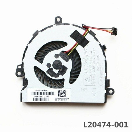 HP 15-DA 15-DB series Koelventilator L20474-001 DC28000JLF0 FS470805CLOT