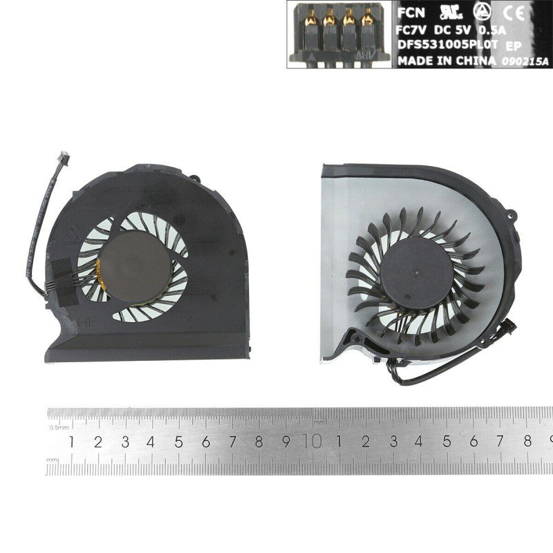 HP Zbook 15 G2 G1 Cooling Fan 734290-001 734289-001 DFS531005PL0T FC7V