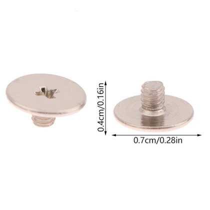2 stuks M2.5 Laptop scharnier schroef platte kop kruiskop schroef 0.4cmx0.7cm